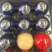 AFL Licensed POOL BALLS - 16 Pack - Western BULLDOGS