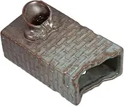 Sosoport Fountain Flowing Water Clay Pot Waterfall Fish Tank Accessories Decoration Garden Water Fountain Animals Tabletop Fountain Small Fish Net for Fish Tank Mini Fountain Ceramics