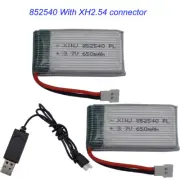 2pcs 3.7V 650mAh 25C Li Battery 852540 Lipo For syma X5S- H11D RC FPV RC Drone