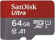 SANDISK SDSQUA4-064G-GN6MN Micro SDXC Ultra UHS-I Class 10 , A1, 120mb/s No adapter