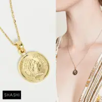 在飛比找momo購物網優惠-【SHASHI】紐約品牌 Baby Warrior 金色錢幣