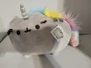 New Pusheen By Gund 2016 Pusheenicorn Rainbow Mane & Tail Kitty Plush 13" NWTS