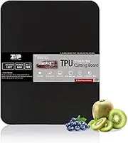 ZVP Thick TPU Cutting Boards for Kitchen, Rubber Flexible Cutting Board Mats, Nonslip Silicone Chopping Mats Foldable BPA Free Knife Friendly Non-Toxic Dishwasher Safe