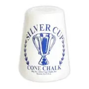 Silver Cup Cone Talc Chalk White