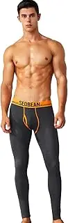 [SEOBEAN] Mens Low Rise Pants Long John Cotton Base Layers Leggings