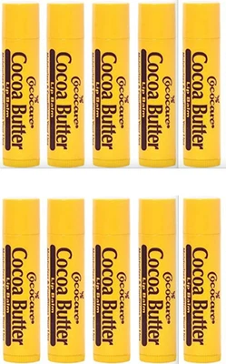 Cococare Cocoa Butter Lip Balm 0.15oz (10-Pack)