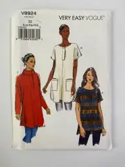 Vogue Sewing Pattern V8924 - Misses Tunic L-XXL - Uncut