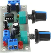 Digital Bass Amplifier Board Low Pass Filter Preamp with Single Power Supply Compact Design for Sound Adjustment Easy Installation for Enhanced Audio Experience Random Color