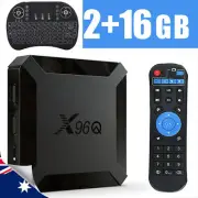 NEW 4K Android Smart TV Box Media Player Wifi Australian Plug 2.4G HDMI Keyboard