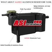 Aluminum Coolant Overflow Tank For 2000-2010 Nissan Patrol GU Y61 ZD30T TD42TI (for: Nissan)