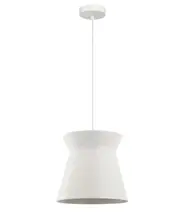 Diablo Cone Flat Top Pendant Light White