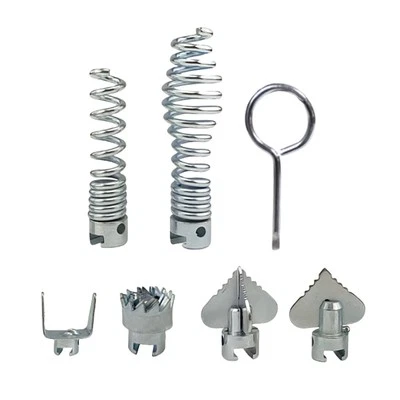 7Pcs 16mm Stainless Steel Pipeline Dredging Machine Cutter Cutting Head Set