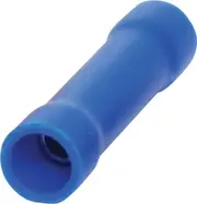 Blue Buttsplice Crimp Connectors Pack 1000 Cable Entry Size:1.5 - 2.5mm2