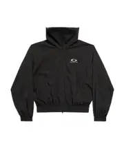 Balenciaga High Collar Tracksuit Jacket FR40 black