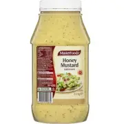 NEW Masterfoods Honey Mustard Salad Dressing Sauce 2.5kg Bottle Bulk