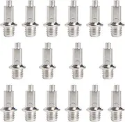 [Oshhni] 16 Pieces Track Spikes Track and Field Running Spikes 9 mm Replacement Spikes for Track Shoes for Trekking Hiking Competition