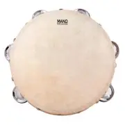 Mano Percussion ED623 8inch Tambourine with 12 pairs of Jingles on Double Row