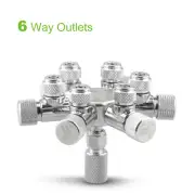 6 Way Splitter Regulator Valve CO2 Splitter CO2 Regulator Aquarium Distributor