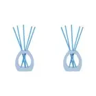 2 pack Arome Ambiance Arch Series Liquidless Reed Diffuser Set Summer Mint Scent