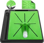 Golf Hitting Mat, Golf Mat for Backyard Practice Swing Path Feedback Golf Tra...