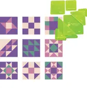 Quilting Patchwork Sewing Template Set 1 A-G Matildas Own 7 pieces 3'' Inch
