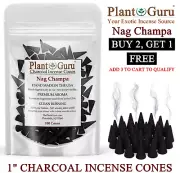 Nag Champa Charcoal Incense Cones 1" TOPFLOW Bulk Wholesale For Burner Holder