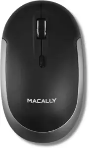 Macally Wireless Bluetooth Mouse for Mac, MacBook Pro/Air, iPad, and PC - Quiet