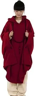 [KATUO] Meditation Buddhist Hooded Cloak Coat Women Men Outfit Oversize Coat
