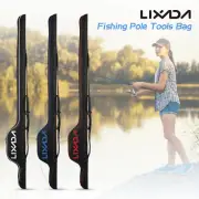 LIXADA Fishing Rod Bag 63'' Fishing Pole Bag Portable Fishing Rod Case H4F7
