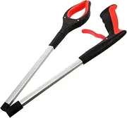 Hoement Foldable Litter Picker Grabber Tool Durable Trash Picker for Easy Waste Collection for Elderly Outdoor Cleaning Ergonomic Design for Labor Saving Use