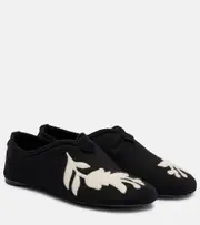 [Loro Piana] Loro Piana Floaty embroidered flats AU 6.5 black