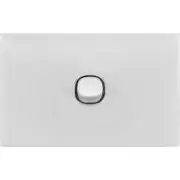 Doss ASW1 115mm Acrylic Wall Plate 1 Gang Light Power Switch 2 Way On/Off White