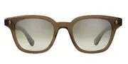 Garrett Leight BROADWAY SUN OLIO/SFOLVLM Men's Sunglasses Green Size 49