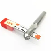 KLOT HRC55 Ball Nose Solid Carbide Milling Cutter R2-R8 For Aluminum/Copper CNC