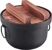Shin Ikenaga Iron Living with Iron Delicious Rice, Iron Cooker, IH Compatible, 3 Pieces, Gift Wrapping Specifications
