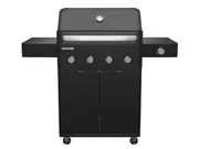 Everdure Hayman 4-Burner Gas BBQ with Trolley - Black