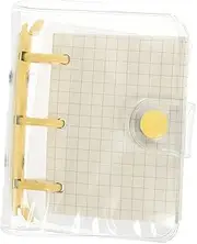 KOMBIUDA Mini Binder Cover Notepad Small Notepad Creative Notebook Pocket Binder