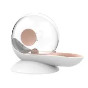 2.10L Pet Water Dispenser Large Capacity Snail Shaped Fountain High Fiber Filter Cotton Automatic Drinking For Cat Dog Pink Dog Automatic Feeders