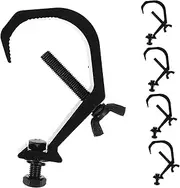 Vaguelly Heavy Duty Stage Light Clamp Hooks Metal Clamp Hooks for Lights Truss 5pcs Stage Lamp Mounts