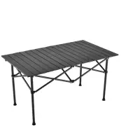 在飛比找momo購物網優惠-【酷博士】鋁合金戶外折疊桌93.5x54.5x50 黑色款(