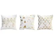 3Pcs Geometric Figure Of Home Pillow Sofa Cushion Pillowcase - 2