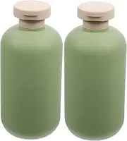 TOPPERFUN 2Pcs Travel Lotion Bottles Refillable Containers with Flip Caps for Shampoo Conditioner Body Wash Lightweight and Toiletry Bottles for Travel and Outdoor Use