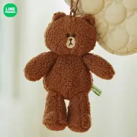 在飛比找蝦皮購物優惠-line friends 熊大絨毛吊飾 現貨