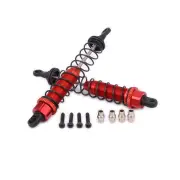2pcs Oil Rear Shock Absorbers Damper for Wltoys 12428 FY-03 1/12 RC Car Vehicle - Red