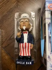 RARE 2001 Washington Mint UNCLE SAM Bobble Head Doll Ltd.148/1000 MIB w/COA!!