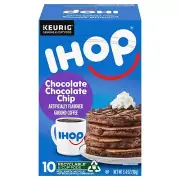 IHOP CHOCOLATE CHOCOLATE CHIP Coffee Keurig K-Cups 10 Pods Medium Roast JU 2024