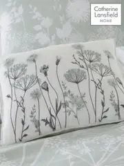 Catherine Lansfield Grey Meadowsweet Cushion (565616) | $37