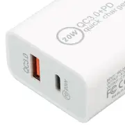 20W QC3.0 PD Quick Charger 2-Ports Fast Charging Speed Charger For Avata HW