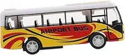 Vaguelly Pull Back Airport Bus Vehicles Metal Toy Car for Boys and Girls City Diecast Vehicles High Precision Bus Model Toys