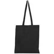 J.Burrows Calico Tote Bag Black 10 Pack
